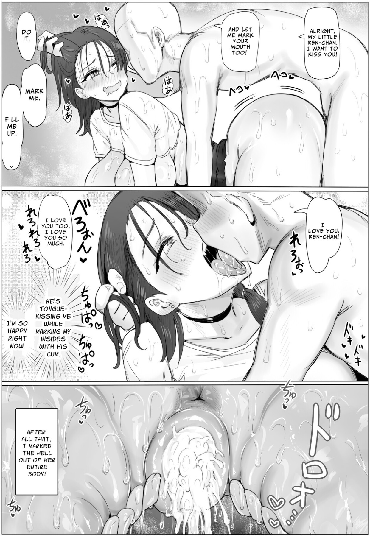 Hentai Manga Comic-Easily Infatuated Ren Loves Kissing-Read-41